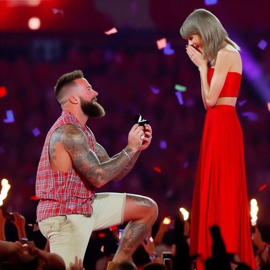 Shocking: Travis Kelce's On-Stage Proposal to Taylor Swift Was Just a Set-Up?