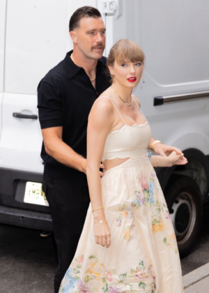 Taylor Swift and Travis Kelce via BACKGRID Romantic moments from the amazing couple